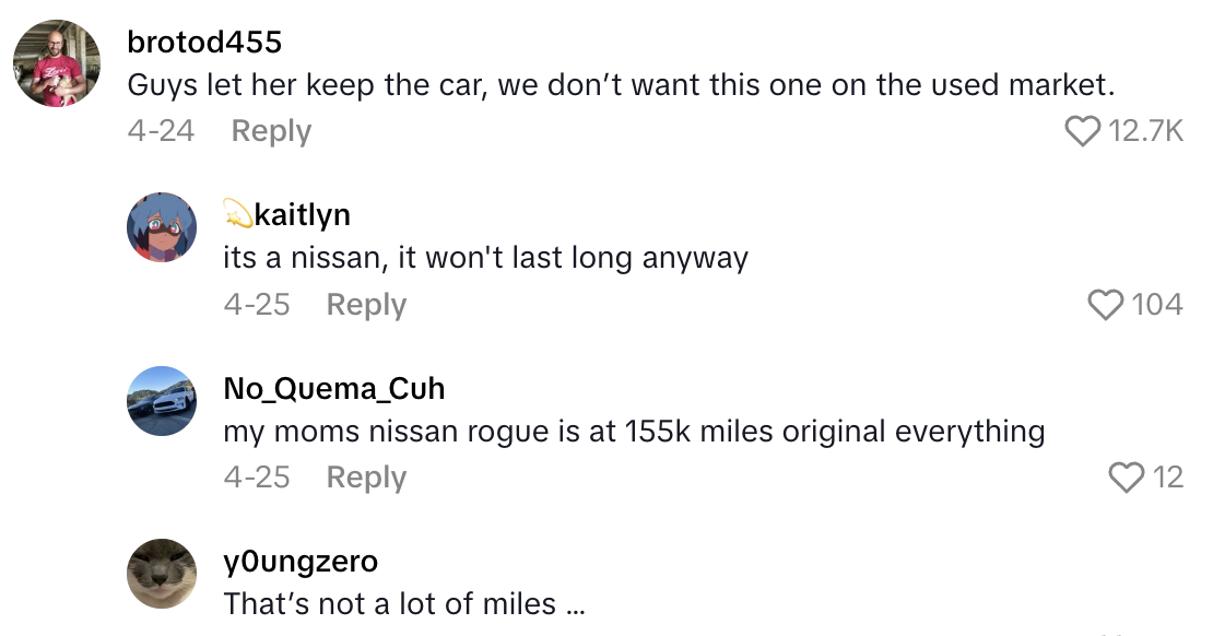 Screenshot 2025 06 08 at 5.44.48 PM A Driver Waited 23,000 Miles Between Oil Changes On Her Car, And Then She Found Out Its Supposed To Be Every 5,000 Miles